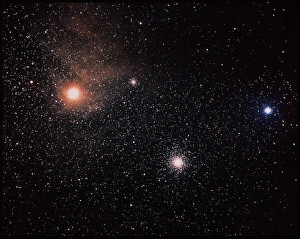 Antares & starfield Antares & starfield