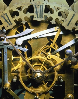 Antique Clock Mechanism Print