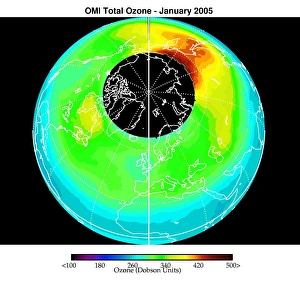 Arctic ozone distribution Arctic ozone distribution