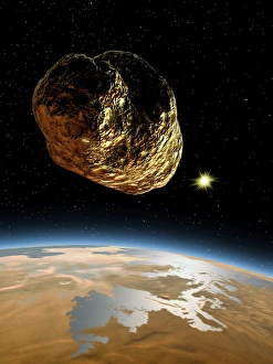 Artwork of ancient Mars with water on its surface Artwork of ancient Mars with water on its surface