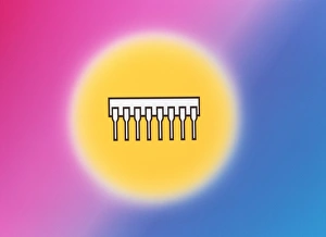 Technology Concept Image Prints: Artwork of a computer chip