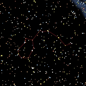 Artwork of the constellation of Aquarius Artwork of the constellation of Aquarius
