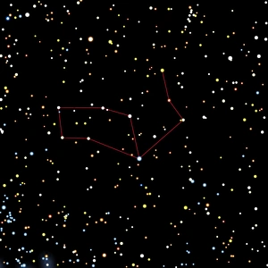 Science Astronomy Images Prints: Artwork of the constellation of Virgo
