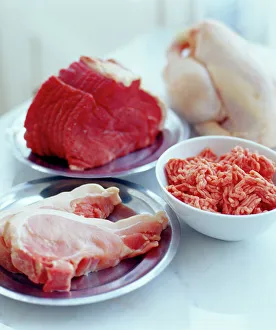 Images Dated 2003: Assorted Meats Print