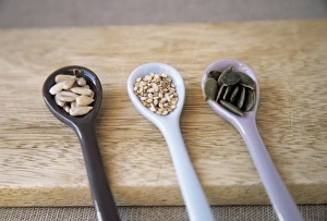 Pumpkin Seeds Prints: Assorted seeds