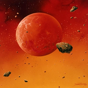 Asteroids fall towards the early Earth Asteroids fall towards the early Earth