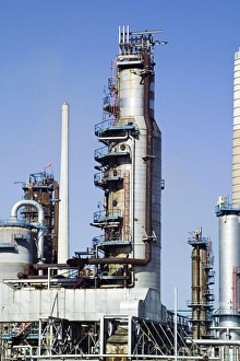 Atmospheric pipestill at an oil refinery Atmospheric pipestill at an oil refinery