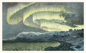 Solar Wind Effects Prints: Aurora observations, 1839