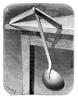 French Popular Science Weekly Prints: Balancing demonstration