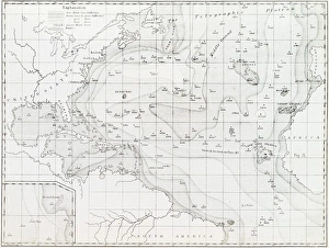 Basin of the North Atlantic Ocean, 1854 C016/8983 Basin of the North Atlantic Ocean, 1854 C016/8983
