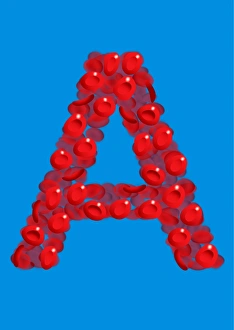 Red Blood Cells Prints: Blood group A
