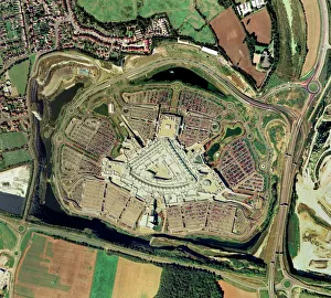 Bluewater shopping centre, aerial image Bluewater shopping centre, aerial image