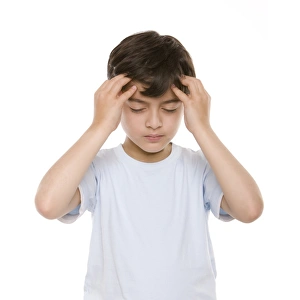 Child Health Issues Prints: Boy with a headache