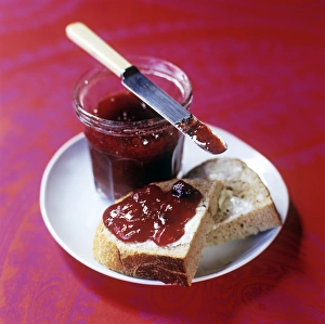Kitchen Table Setting Prints: Bread and jam