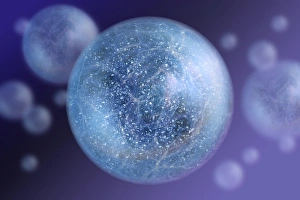 Big Bang Theory Prints: Bubble universe, artwork