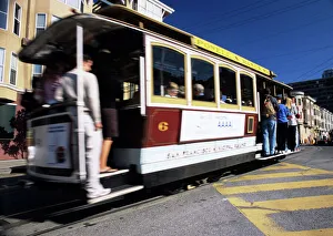 Public Transport In USA Prints: Cable car