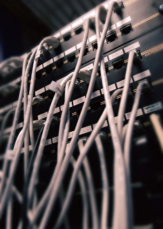 Data Center Infrastructure Prints: Cables in server room C018 / 1177