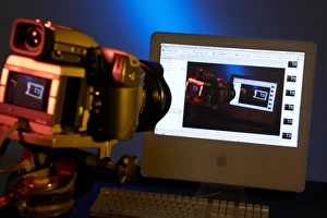 Prints of Camera connected to computer Images Dated 2013 November: Camera connected to computer Print