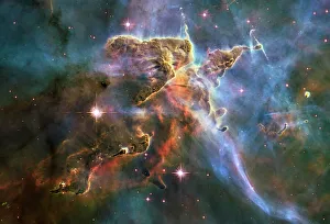 Carina Nebula features, HST image C013/5604 Carina Nebula features, HST image C013/5604