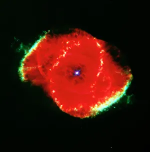 The Cat eye Nebula seen from the Hubble Telescope The Cat eye Nebula seen from the Hubble Telescope