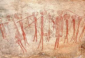 Cave painting: Kondusi stick dance, Tanzania Cave painting: Kondusi stick dance, Tanzania