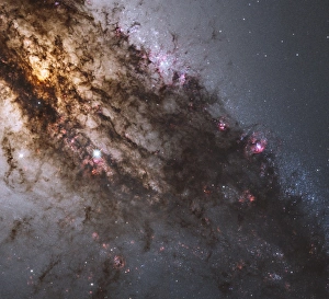 Hubble Space Telescope Image Prints: Centaurus A galaxy, HST image