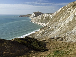 Chalk Cliff Formation Prints: Chalk cliffs, Dorset