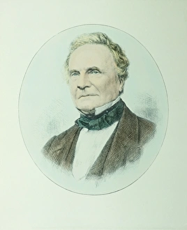 Images Dated 1991: Charles Babbage Engraving Print