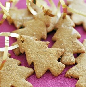Xmas Sweet Treats Prints: Christmas tree shaped biscuits