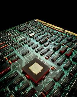 Circuit board from a mainframe computer Circuit board from a mainframe computer