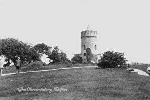 Clifton Observatory Print - A 19th-century tower in Bristol, UK
