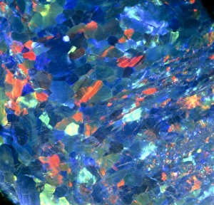 Close-up of a single piece of blue opal Close-up of a single piece of blue opal