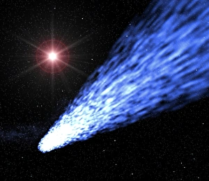 Space Astronomy Images Prints: Comet and Sun