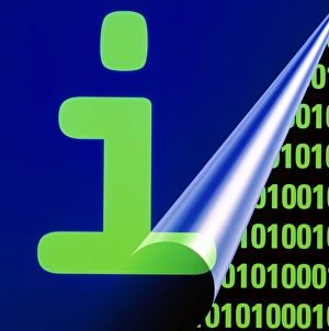 Computer artwork representing digital information Computer artwork representing digital information