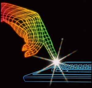 Computer Prints: Computer Keyboard Print