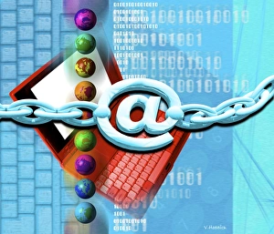 Conceptual computer artwork of internet security Conceptual computer artwork of internet security