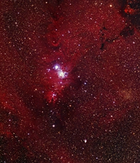 Galaxy Formation Process Prints: Cone Nebula