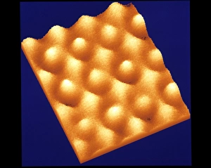Confocal microscope image of optical computer tape Confocal microscope image of optical computer tape