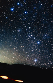 Constellation Puppis with halo effect Constellation Puppis with halo effect