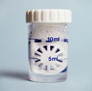 Human Body Prints: Contact Lenses in Saline Solution Print
