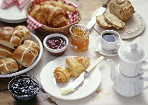 Breakfast Food Still Life Prints: Continental breakfast