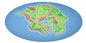 Continental drift after 250 million years Continental drift after 250 million years