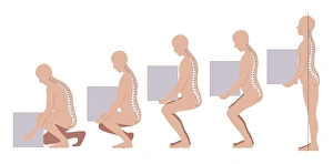 Images Dated 18th August 2010: Correct Lifting Technique Print