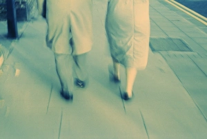 Male Female Relationship Images Prints: Couple walking