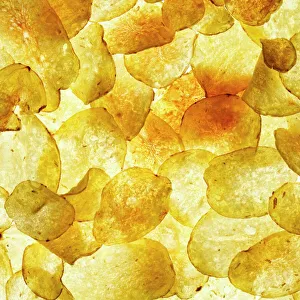 Images Dated 2008: Crisps Print - A photograph of a packet of crisps