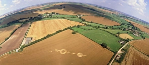Crop formation, near East Kennett, Wiltshire Crop formation, near East Kennett, Wiltshire