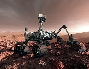 Top Picks Collection: Curiosity rover, artwork
