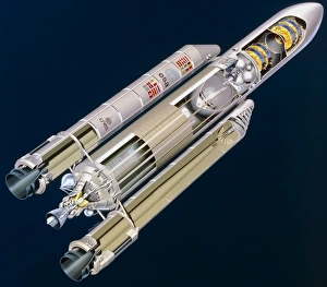 Cut-away view of the Ariane 5 launcher Cut-away view of the Ariane 5 launcher