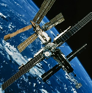 Damage to the Mir space stations Spektr module Damage to the Mir space stations Spektr module