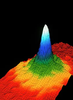 Images Dated 18th December 2002: Bose-Einstein Condensate Density Print